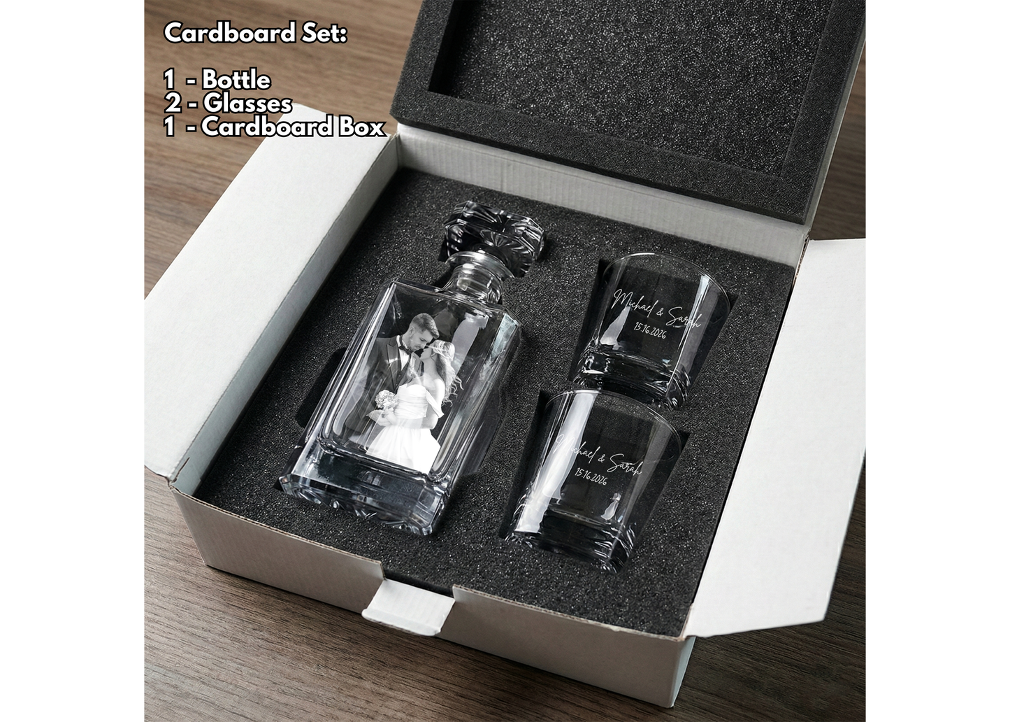 Custom Engraved Bottle from Photo