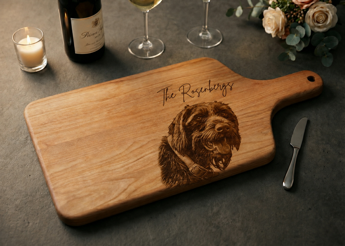 Custom Pet Portrait Cutting Board