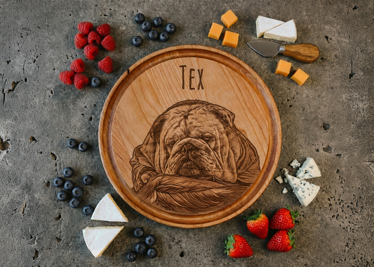 Custom Pet Portrait Cutting Board