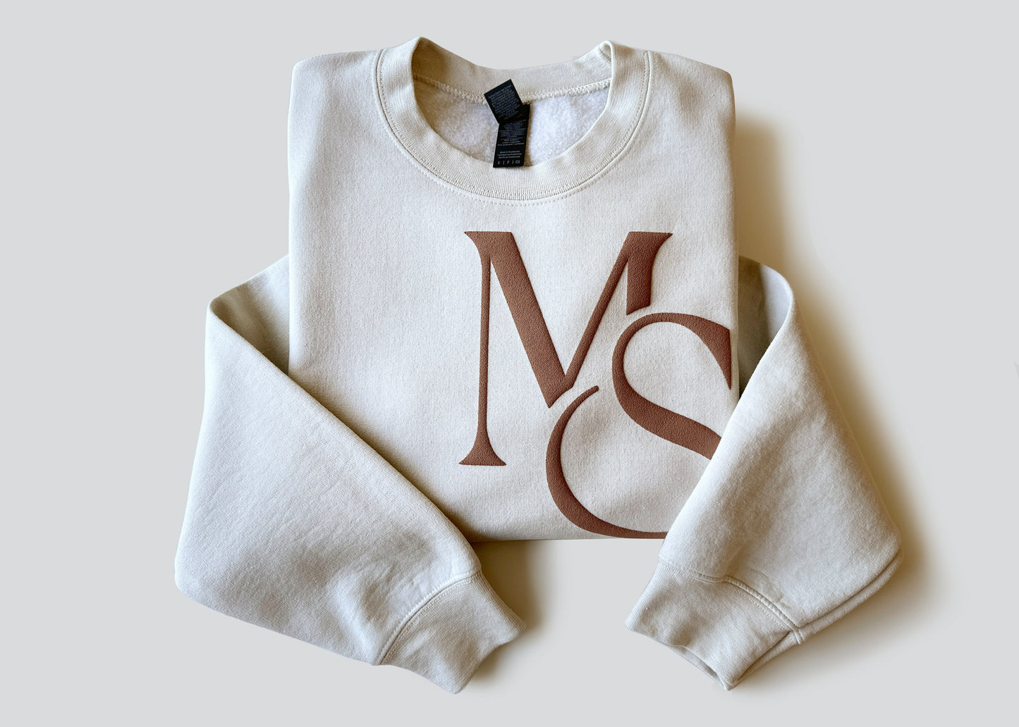 Personalized Puff Vinyl Adult Sweatshirt/Hoodie