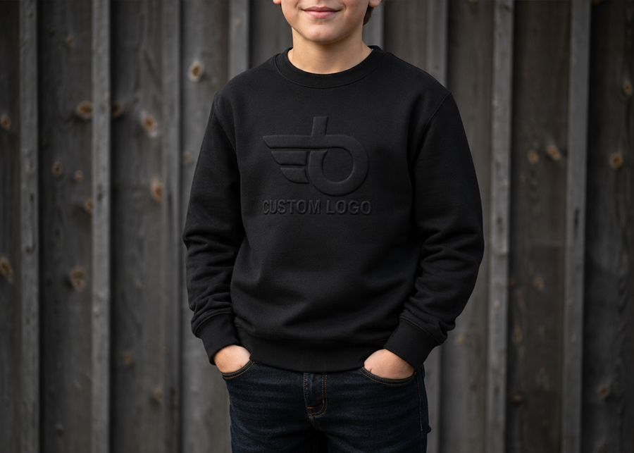 Personalized Puff Vinyl Youth Sweatshirt/Hoodie